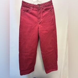 (Sold) Elegant Magenta Flare & Wide Leg Jeans